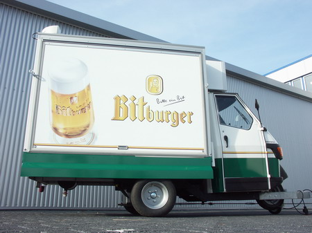 Bitburger popular Ape Mobil