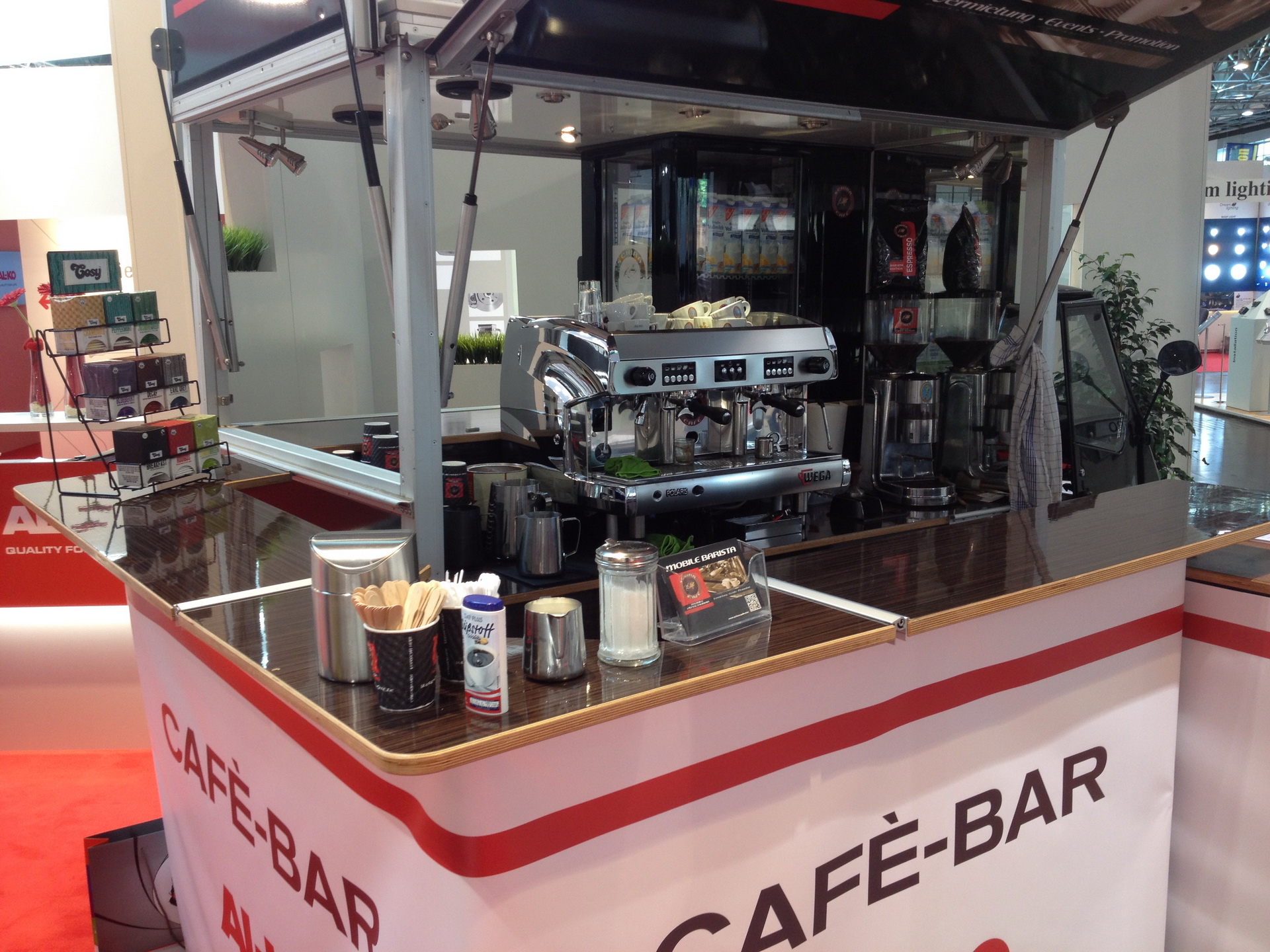 Mit dem Schira café Mobil auf dem Caravan Solon 2014