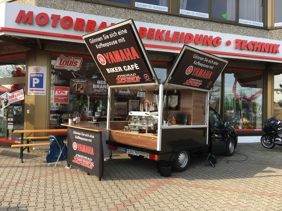 Mit dem Cafémobil bei Louis in Kassel