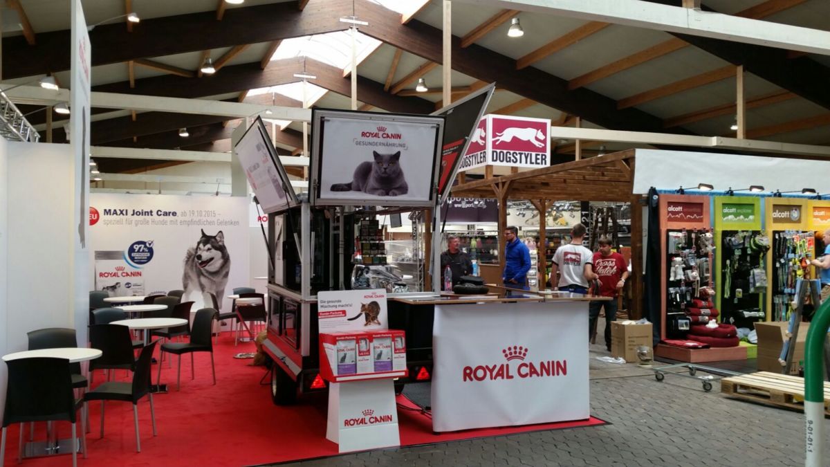 Ape Kaffeemobil Royal Canin Messe Kassel