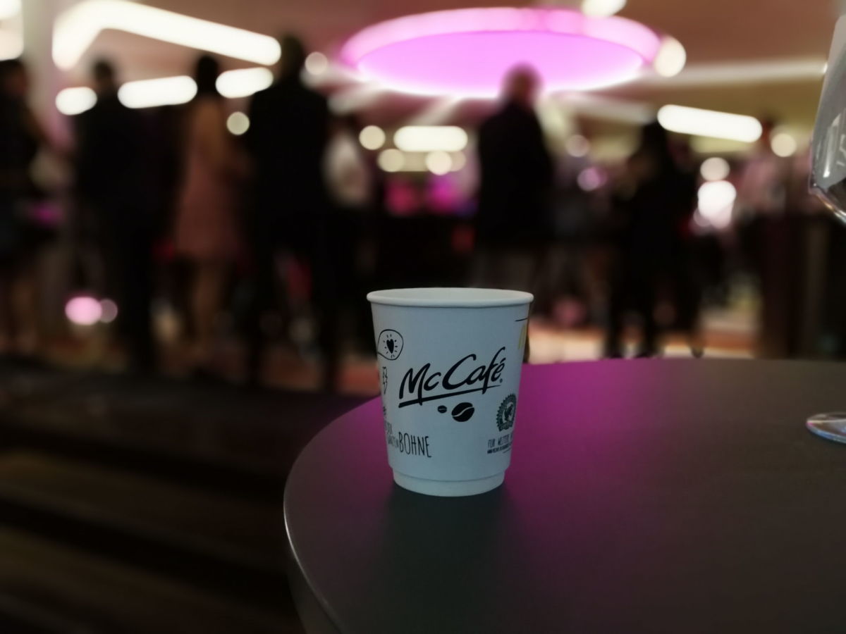 Fashion Dinner 2018 McCafe und dem Kaffeemobil