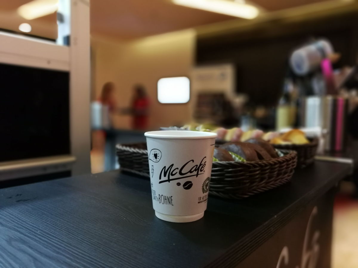Fashion Dinner 2018 McCafe und dem Kaffeemobil