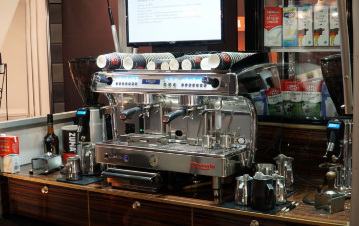 Die Ape1200 Baristamobil auf der Pro Fachhandel 2018 das neue Kaffeemobil die Espressomaschine von Astoria.