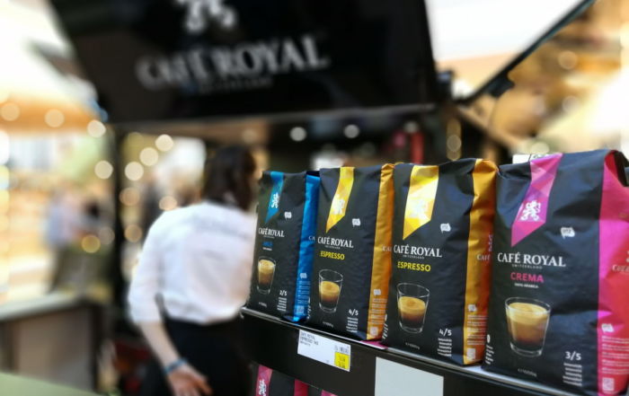 Die Espressosorten von Cafe Royal auf der Barista Promotion in Kiel