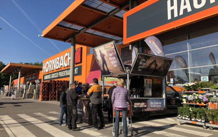 Hornbach Espressomobil Promotion