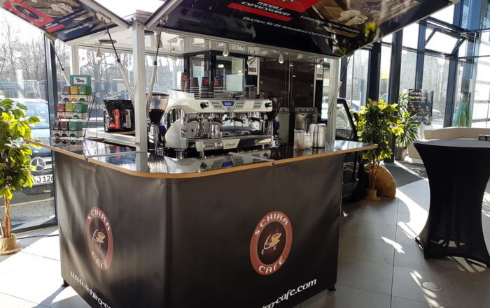 Ape Kaffeemobil und Schira café