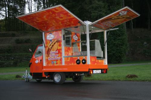Ape1200 Bier Grillmobil , das Promotion Mobil