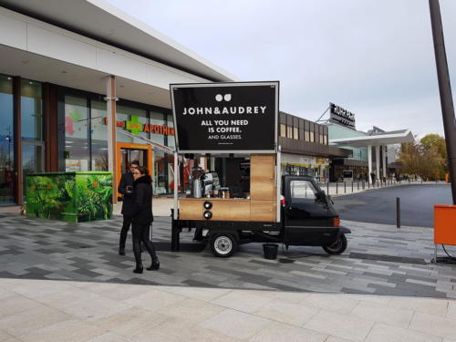 Promotion Kaffeemobil für John & Audrey Bochum
