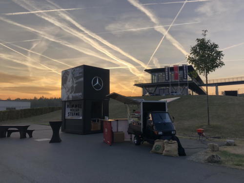 Mit AMG und dem Espressomobil auf dem Bilster Berg 2019 - Schira Café