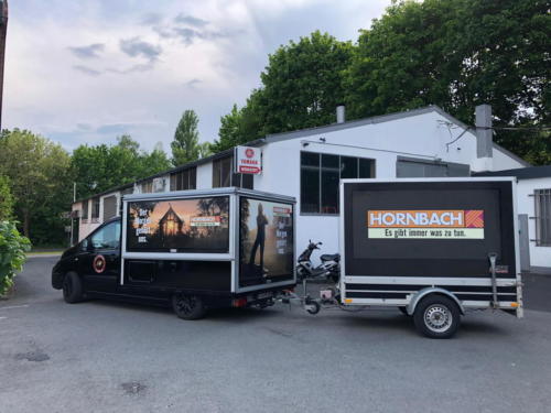 Peugeot Expert Kaffeemobil auf der Hornbach Promotion 2019 - Schira Café